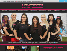 Tablet Screenshot of lovethebeat.co.uk